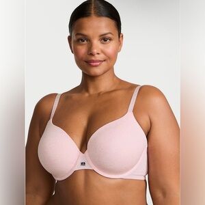 Victoria’s Secret Cotton Logo Hardware Lightly Lined Full-Coverage Bra